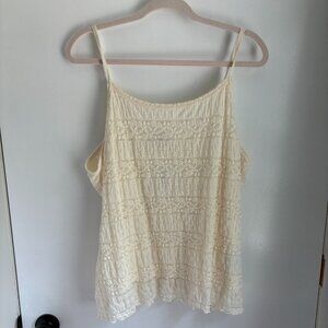 Torrid Scoop Neck Cami | Size: 3X | Color: Ivory